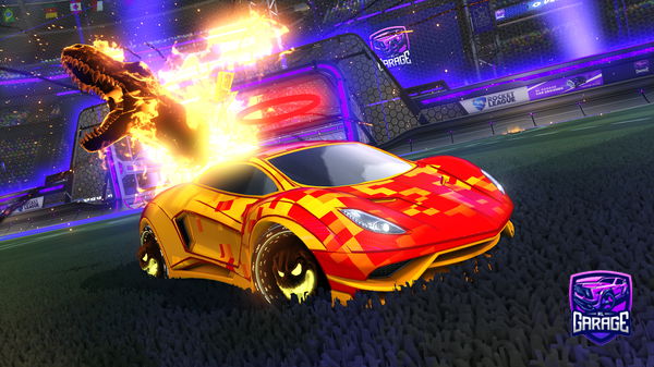 A Rocket League car design from Ieiejeje