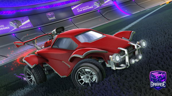 A Rocket League car design from Dxrkrl1