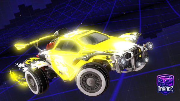 A Rocket League car design from WhiteHarlequin