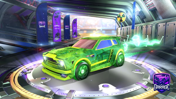 A Rocket League car design from SubsonicGod