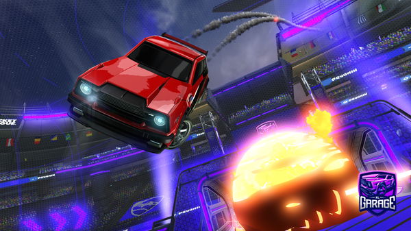 A Rocket League car design from Mast-78