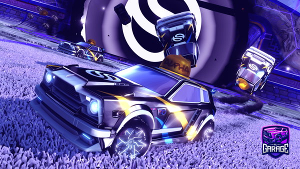 A Rocket League car design from Rezzzzzz1