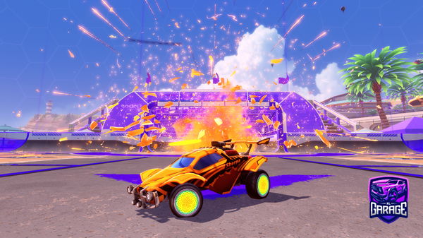 A Rocket League car design from Vpolox99