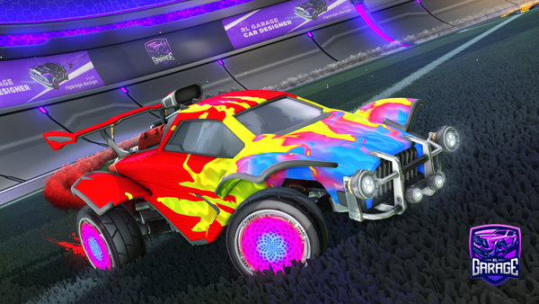 A Rocket League car design from stiegi2012