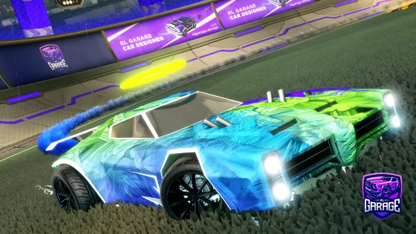 A Rocket League car design from WantedTWoctane
