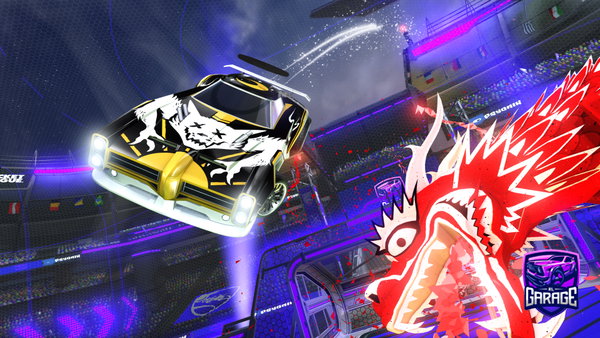 A Rocket League car design from Techno11deluxe1