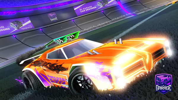 A Rocket League car design from BlackDraco007-