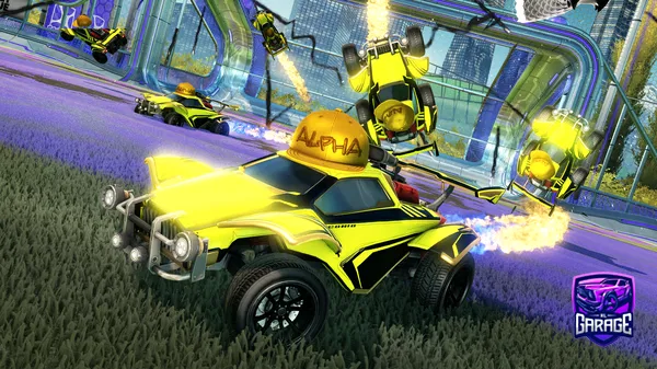 A Rocket League car design from Wabelack