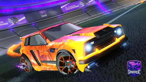 A Rocket League car design from DJfennec
