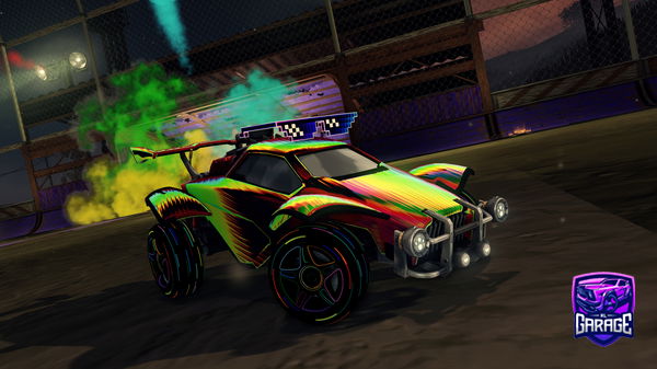 A Rocket League car design from KI07