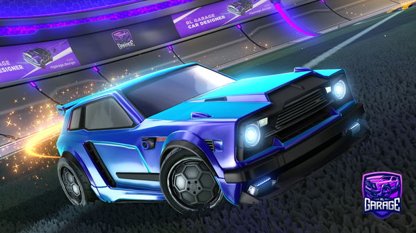 A Rocket League car design from LeHei21