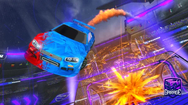 A Rocket League car design from SDsnappy