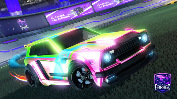 A Rocket League car design from worrifying