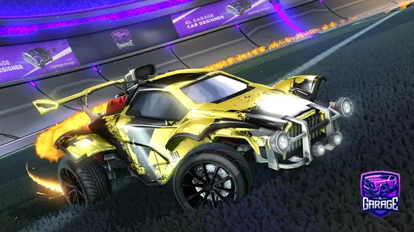 A Rocket League car design from BtoXXX