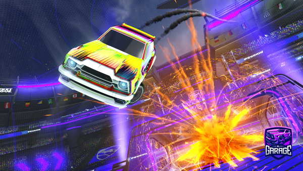 A Rocket League car design from TTVkarmaRL