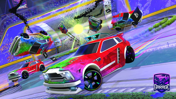 A Rocket League car design from Jakkalops