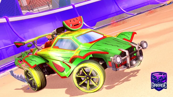 A Rocket League car design from xrimed