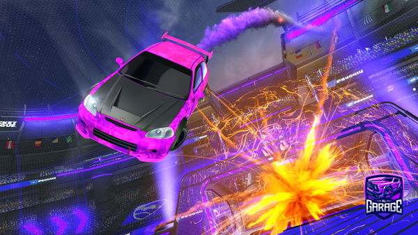 A Rocket League car design from reltiuqfloda