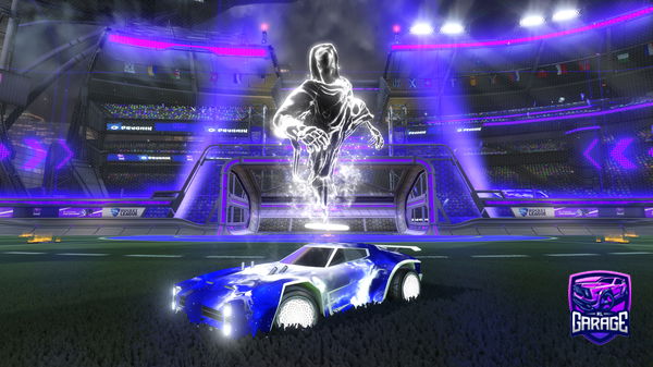 A Rocket League car design from Clover0nGfuel