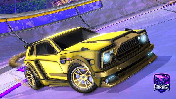 A Rocket League car design from ItsErrex