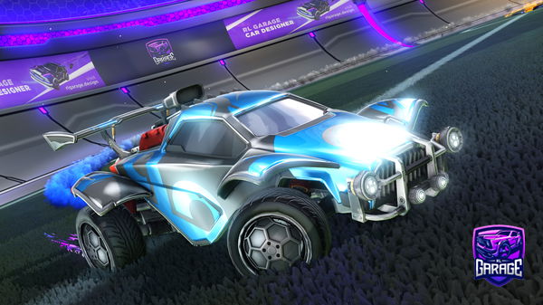 A Rocket League car design from noahroserl