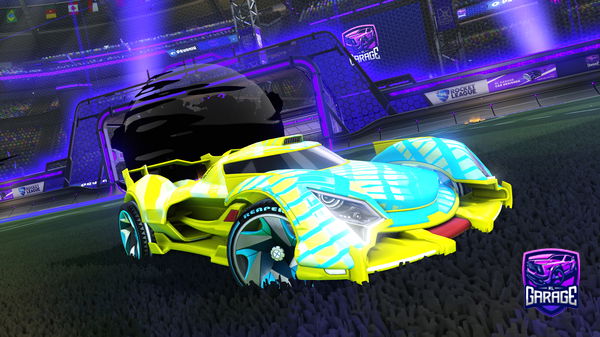 A Rocket League car design from cryptic0412