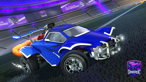 A Rocket League car design from mars074crazy