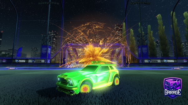 A Rocket League car design from giziwizii