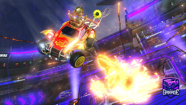 A Rocket League car design from PizZamyra
