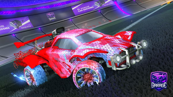 A Rocket League car design from tatstailpipes