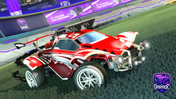 A Rocket League car design from Speedyslothz513