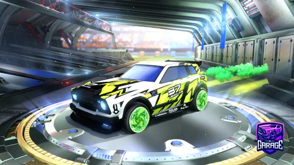 A Rocket League car design from Poweredplayer