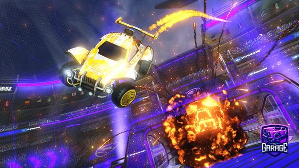 A Rocket League car design from obanaionbankai