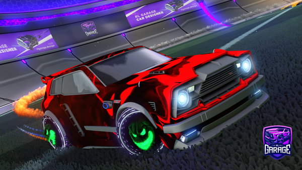 A Rocket League car design from pfllfldle
