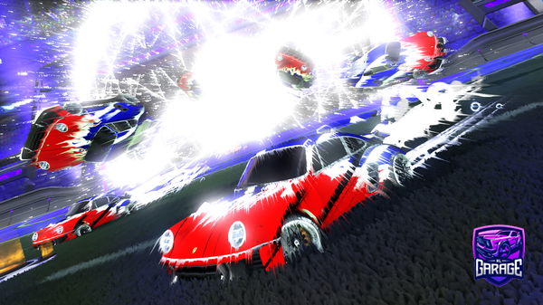 A Rocket League car design from Zombzz