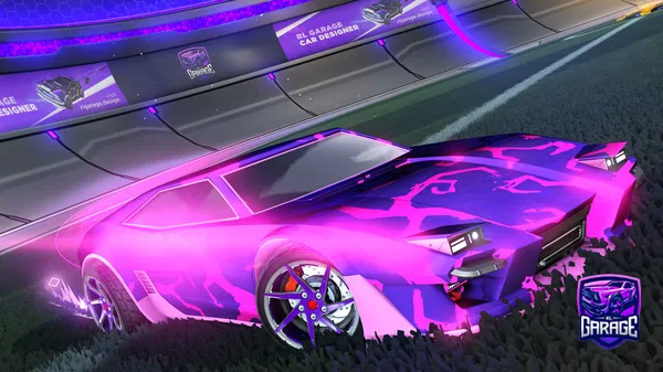 A Rocket League car design from Rbeas09