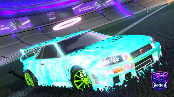 A Rocket League car design from Reecemurton17