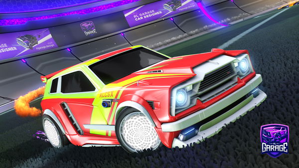 A Rocket League car design from switchshorty101