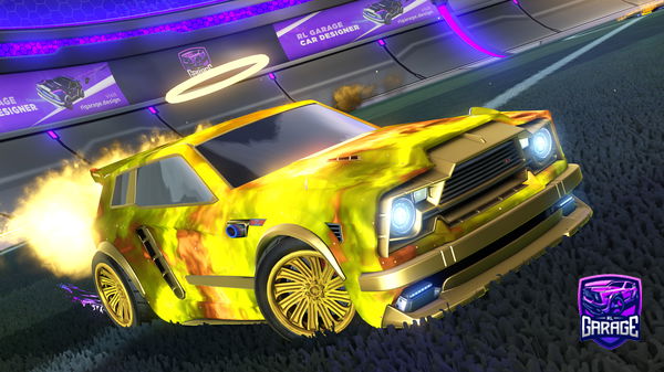 A Rocket League car design from Warlord_M_C