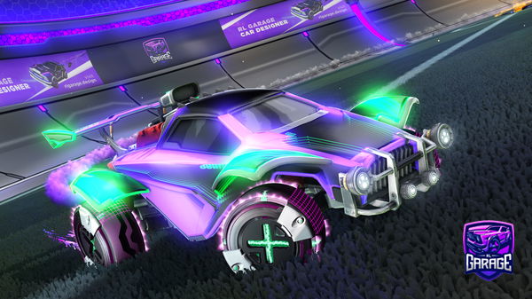A Rocket League car design from Zazadelespace