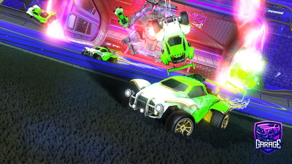 A Rocket League car design from Dinohunter3691