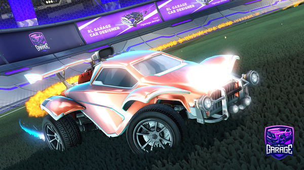 A Rocket League car design from 2K26