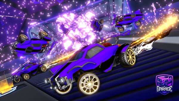 A Rocket League car design from KINGZX30