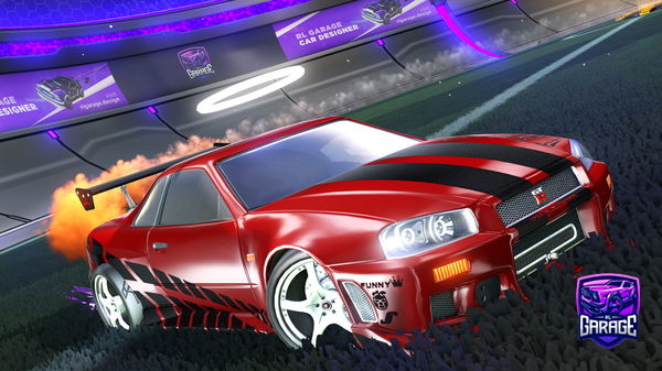 A Rocket League car design from Speedy441006