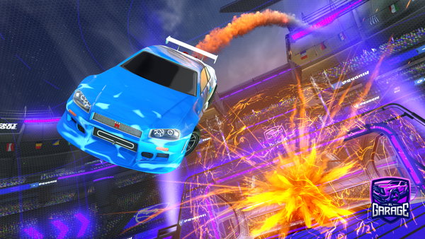 A Rocket League car design from FHPQL