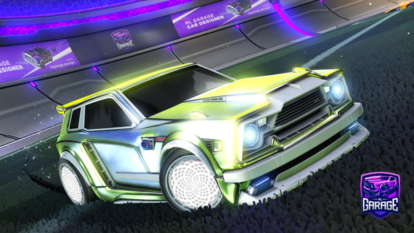 A Rocket League car design from Click_infernal