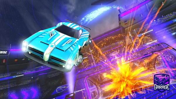A Rocket League car design from IronCaptain