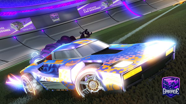 A Rocket League car design from CurtyRagsdude