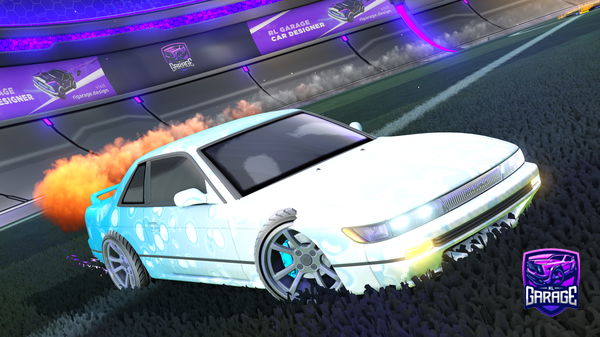 A Rocket League car design from MrWoodTTV