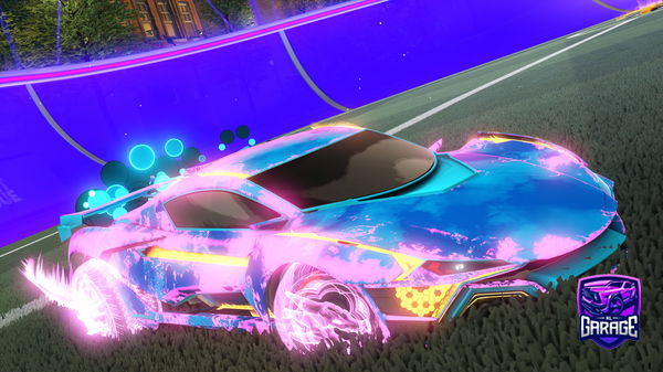 A Rocket League car design from soso91